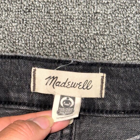 Madewell The Perfect Vintage Jeans Women's 29 Black Denim Dark Wash High Rise - Picture 4 of 9